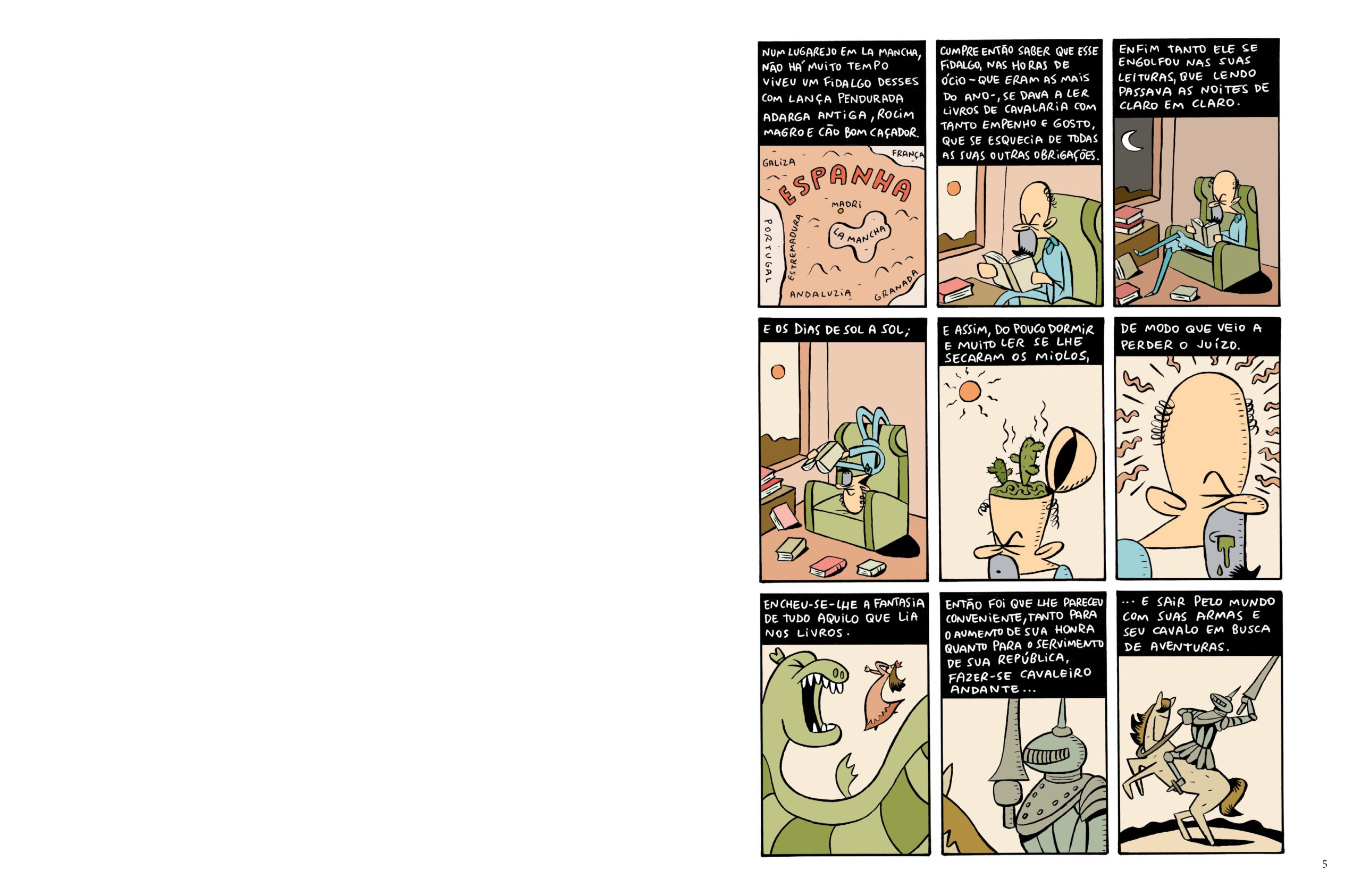 Dom Quixote em quadrinhos - Volume 1 - Imagem 3