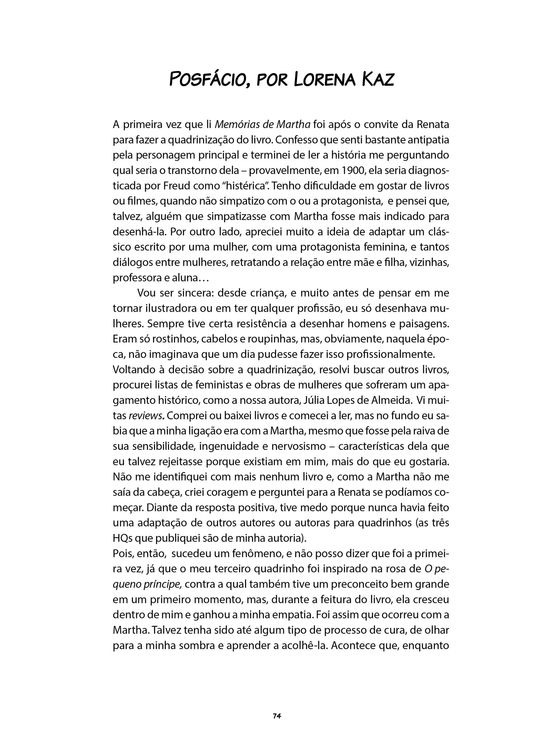 Memórias de Martha em quadrinhos - Imagem 12