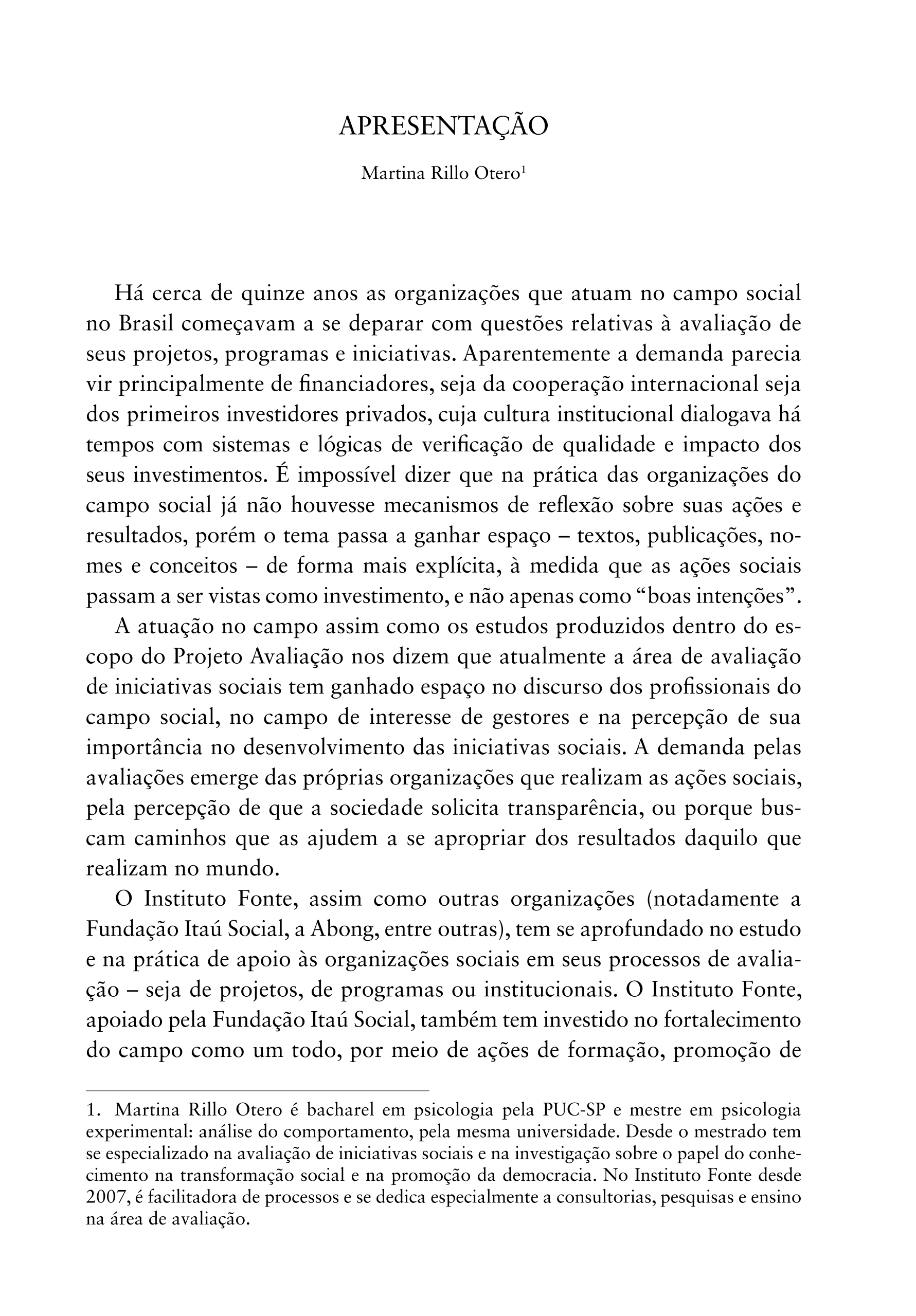 Contexto e prática da avaliação de iniciativas sociais no Brasil: temas atuais - Imagem 5