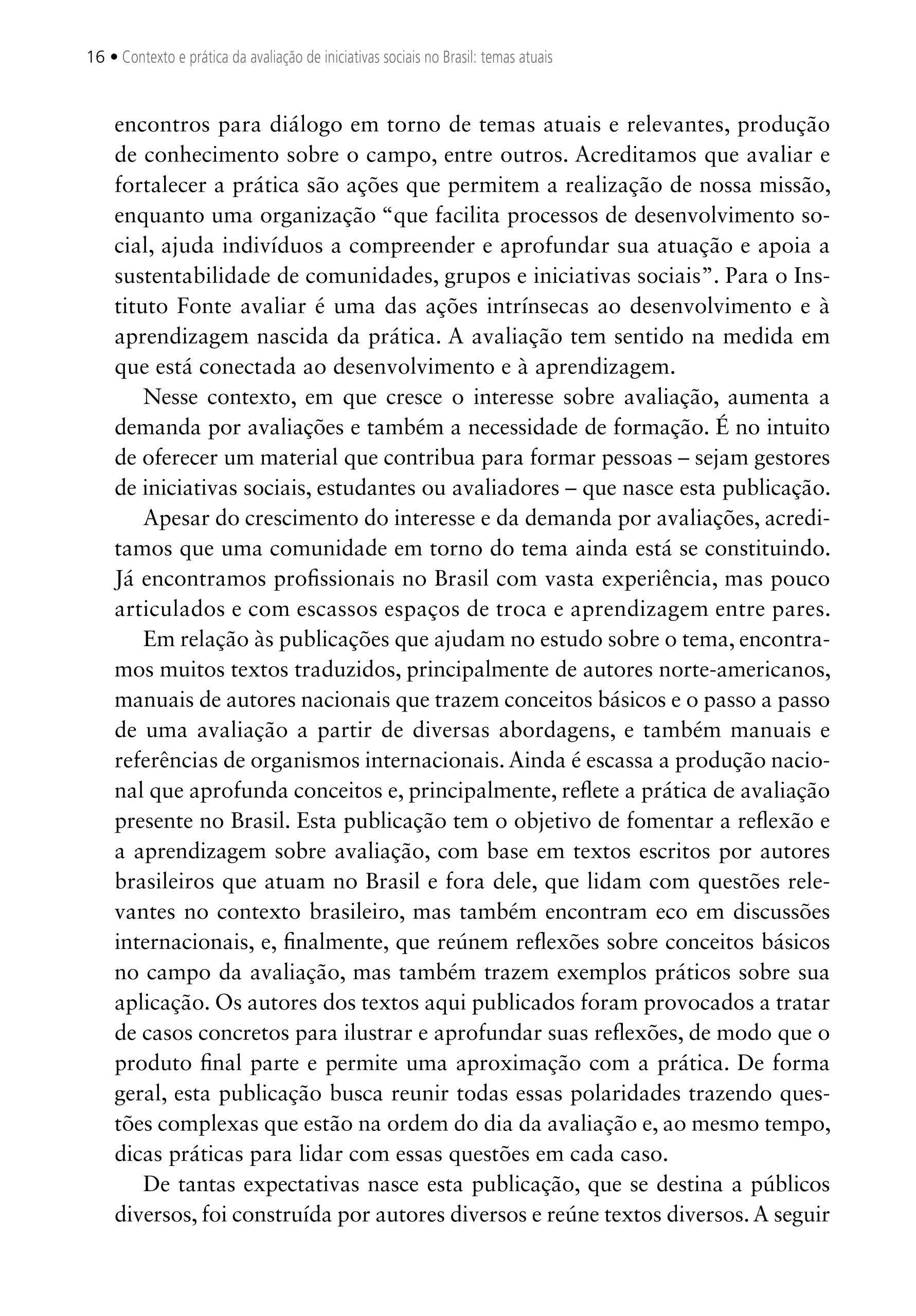 Contexto e prática da avaliação de iniciativas sociais no Brasil: temas atuais - Imagem 6