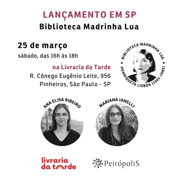 Mariana Ianelli e Ana Elisa Ribeiro na Livraria da Tarde (SP)