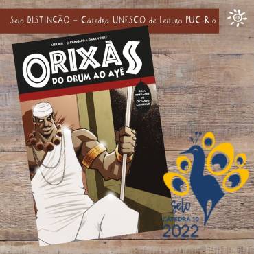 Distinção no Selo Cátedra para Orixás em quadrinhos