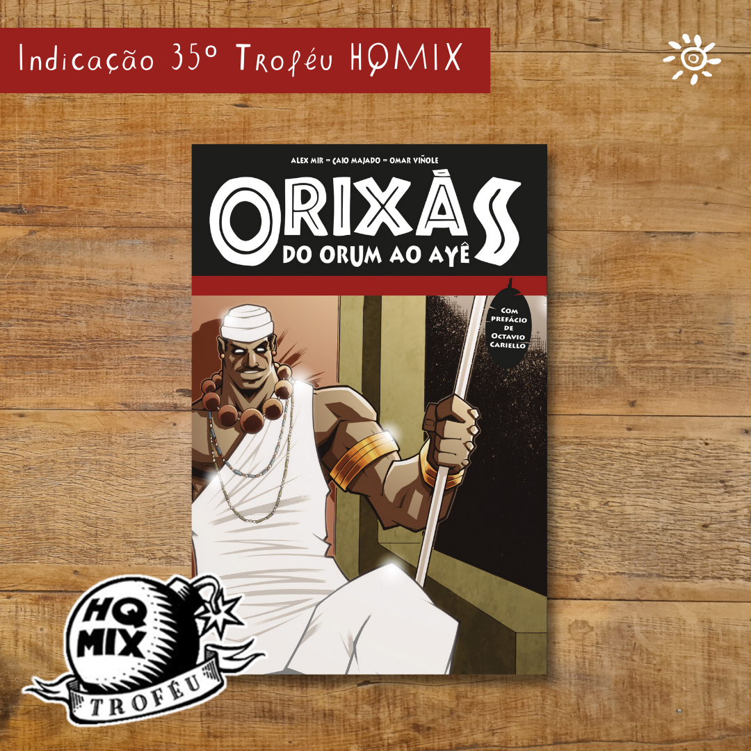 Orixás: Do Orum ao Ayê é indicado ao 35º Troféu HQMIX - Editora Peirópolis